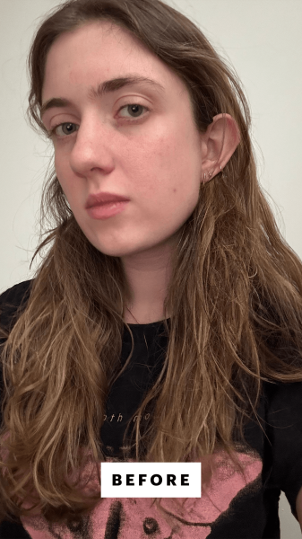 Blackman before applying the Sachajuan Styling Cream